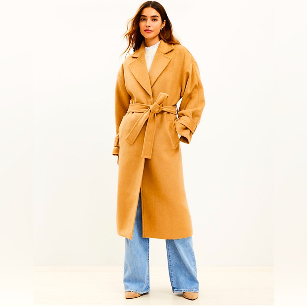 Modern Tie Waist Trench Coat NWT